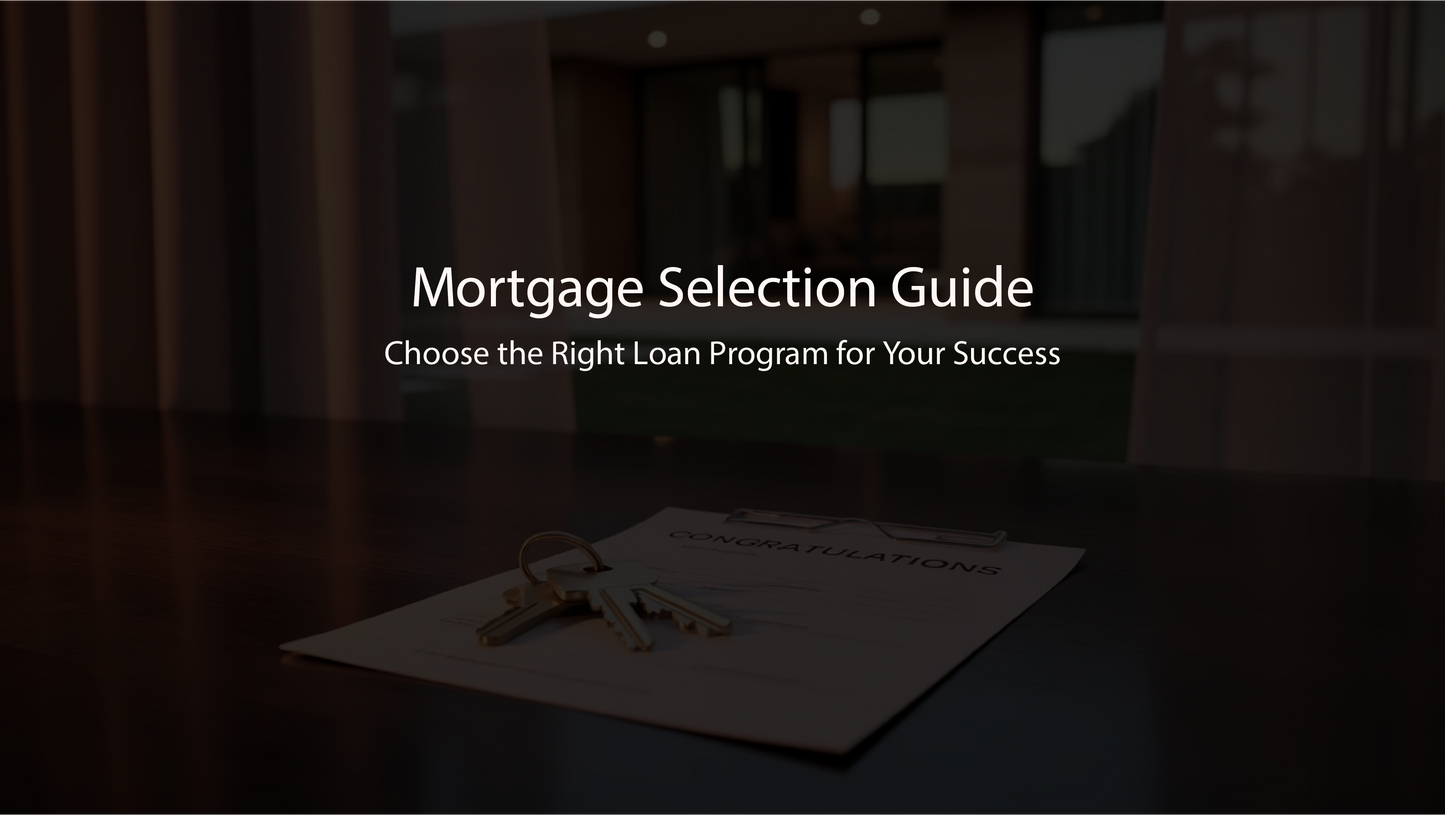 Mortgage Selection Guide