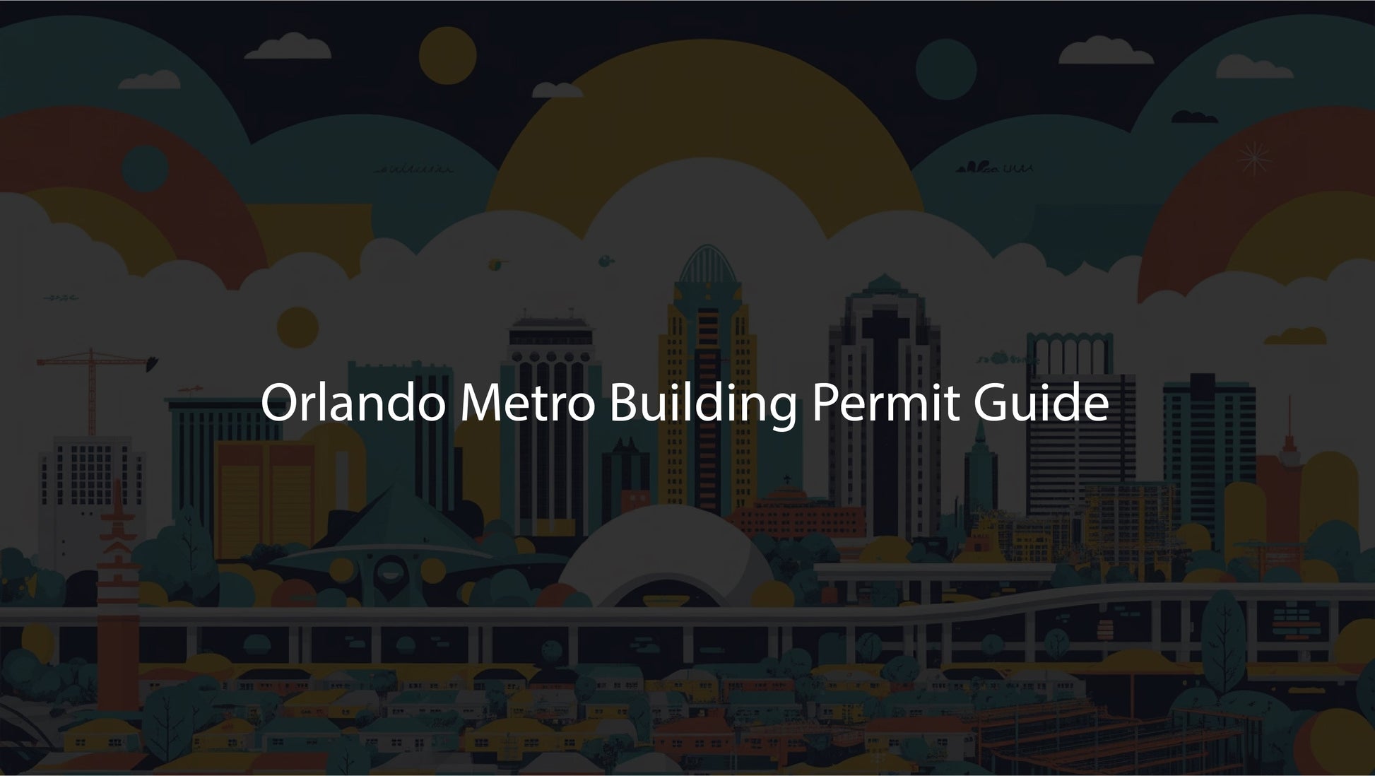 Orlando Metro Building Permit Guide with cityscape background