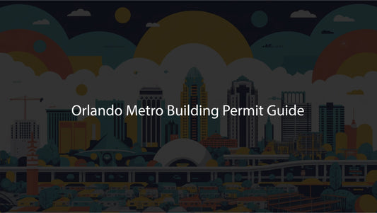Orlando Metro Building Permit Guide with cityscape background