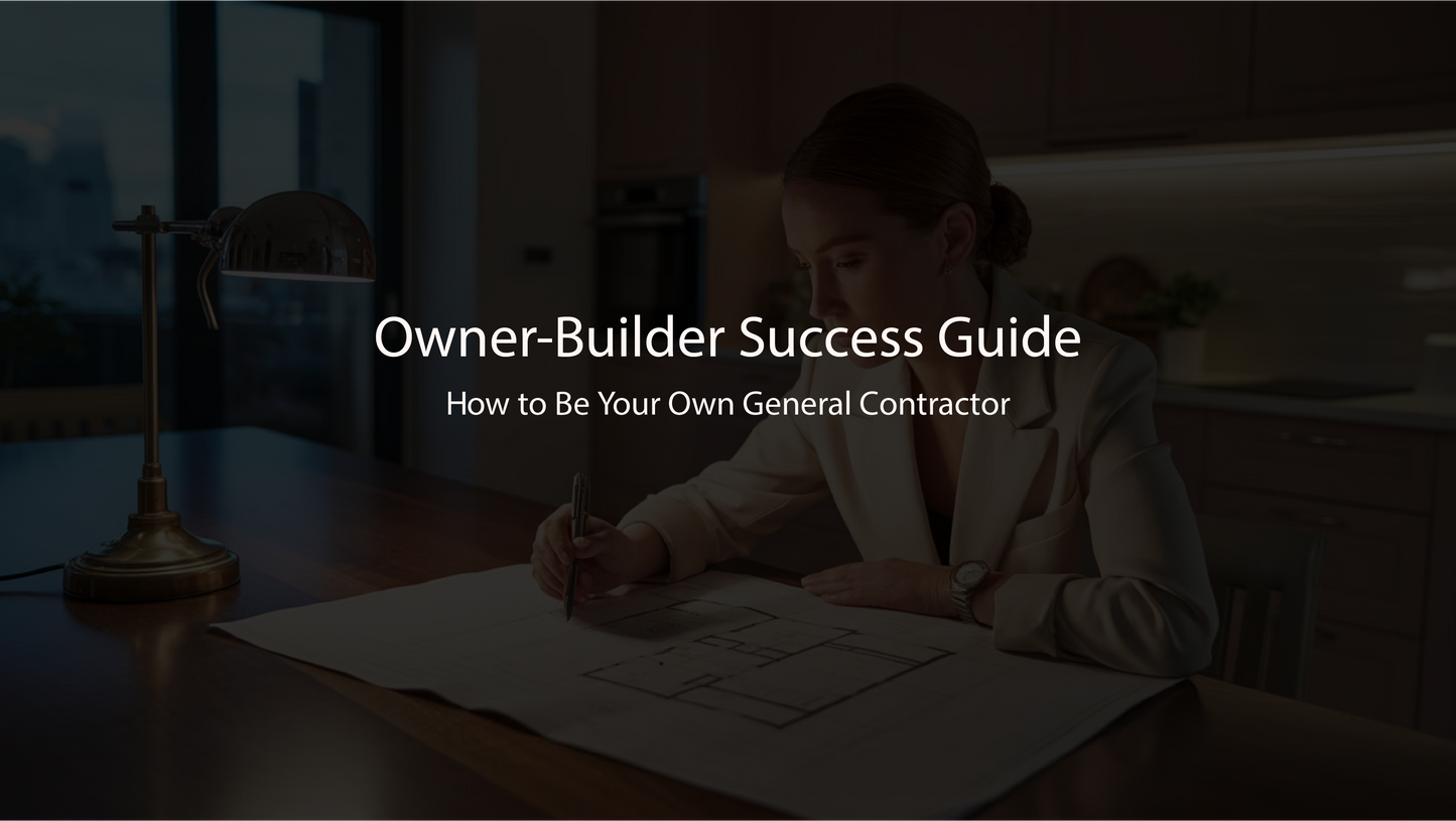 Owner-Builder Success Guide