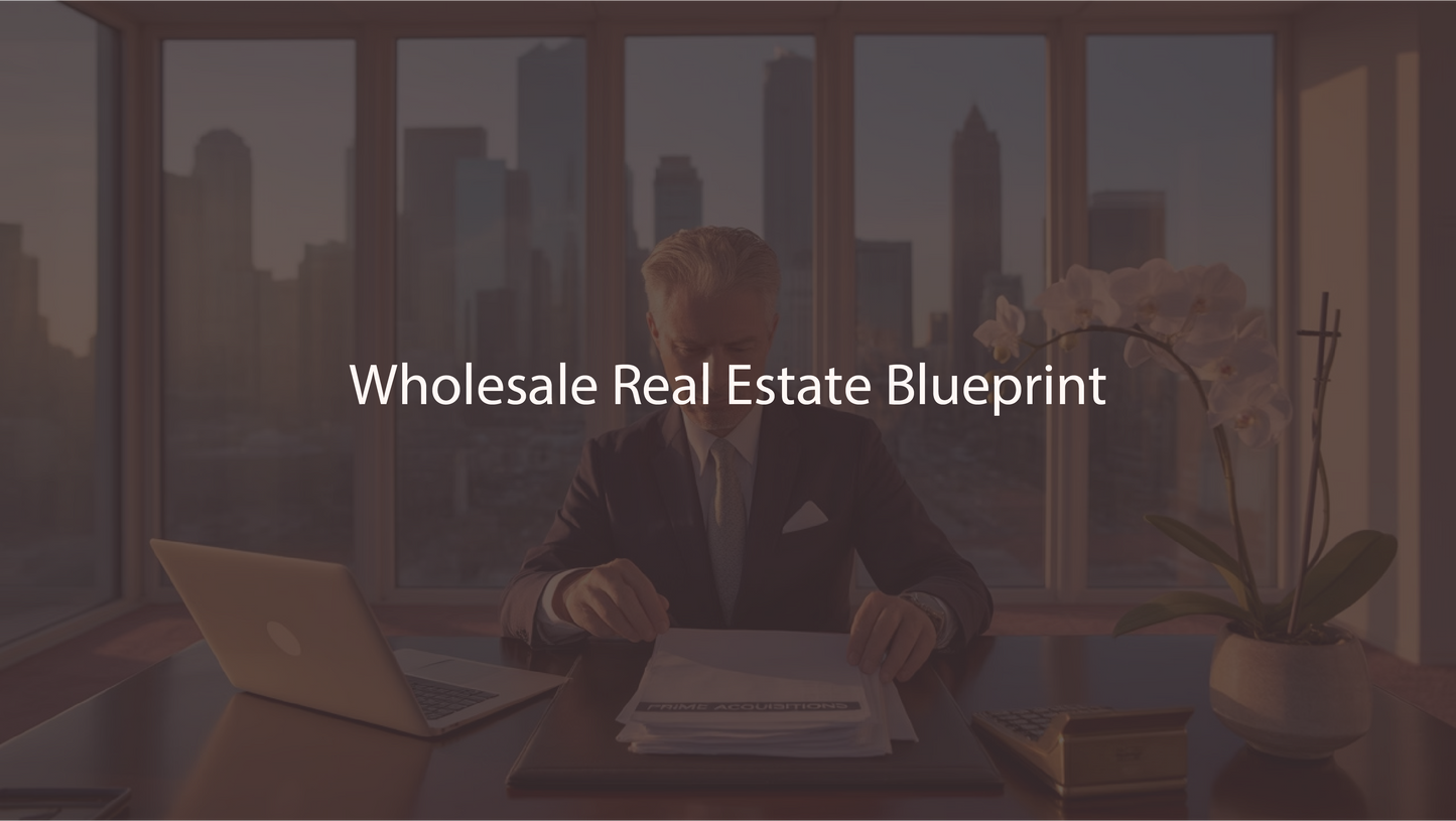 Wholesale Real Estate Blueprint