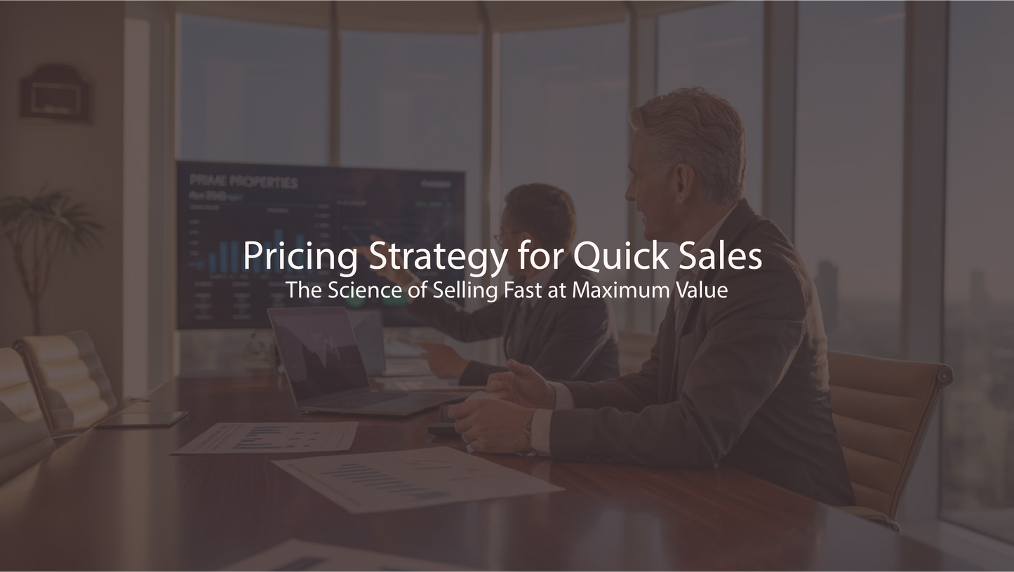 Pricing Strategy for Quick Sales